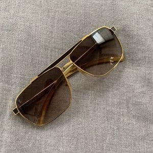 LV Goldtone Frame Persuasion Carre Sunglasses